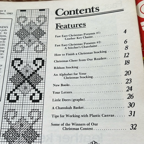 Vtg Craft Books lot of 5 1980s Christmas Sew Paint Quill Cross Stitch Patterns - Picture 7 of 16